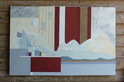 Lot 184 - Peter Jackson (1930-2019) - At Rest, oil and...