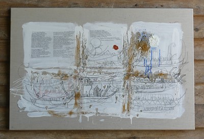 Lot 26 - Peter Jackson (1930-2019) - Argonauts, oil,...