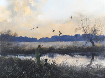 Lot 3564 - Clive Madgwick (1934-2005) - Duck-shoot...
