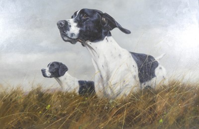 Lot 3567 - John Trickett (b.1952) - Pointers in long...