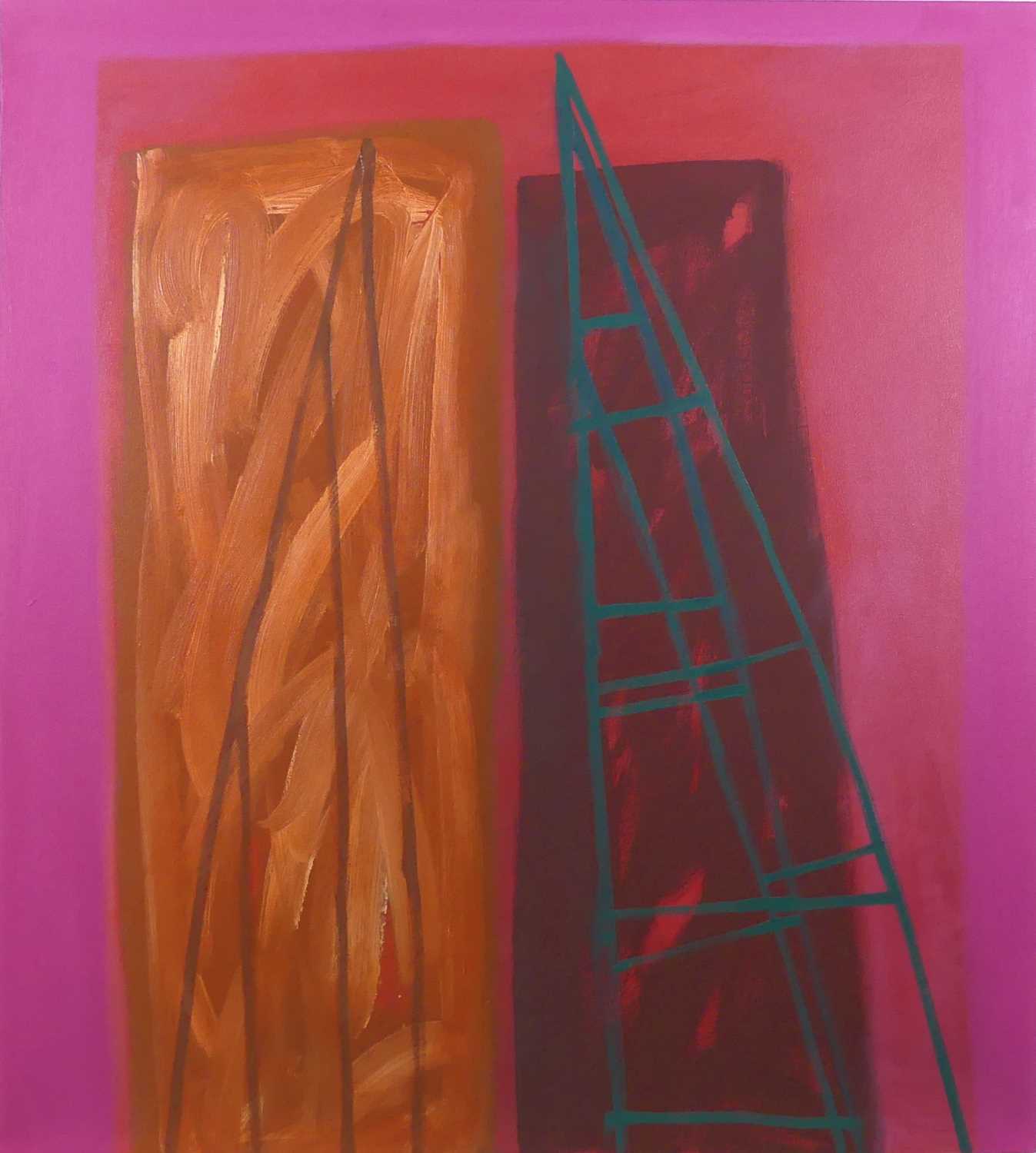 Lot 1019 - Biddy Bunzl (b.1952) - Lush III, acrylic on...