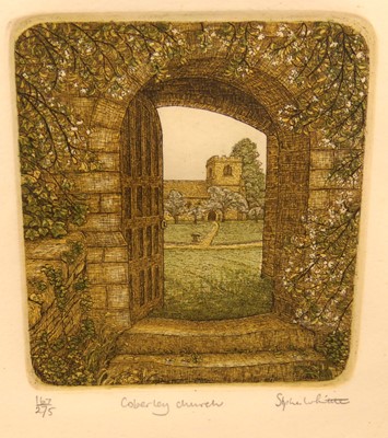 Lot 1028 - Stephen Whittle (1953-2000) - Coberley Church,...