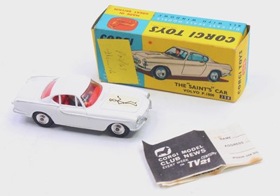 Lot 1400 - Corgi Toys No. 258 The Saint Volvo P1800 car...