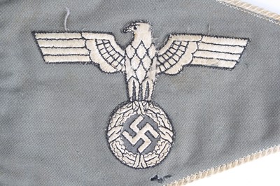 Lot 3035 - German Third Reich Army Staff Car Pennant, of...