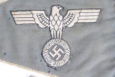 Lot 3035 - German Third Reich Army Staff Car Pennant, of...
