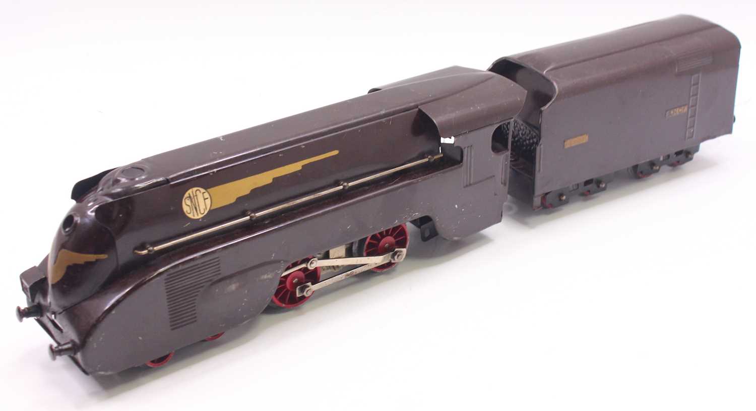 Lot 119 - French Serie Hornby No.4-E 20v SNCF loco &...