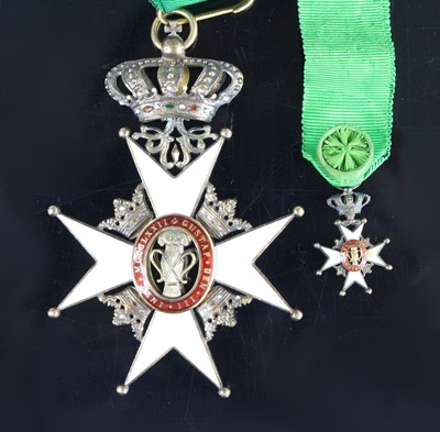 Lot 3422 - Sweden, Order of Vasa Knight's breast badge,...