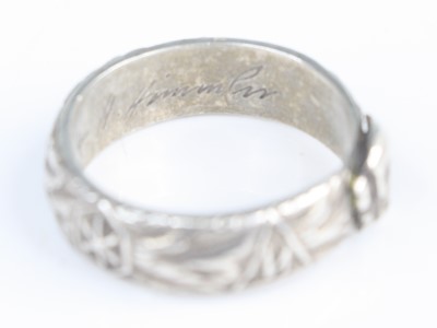 Lot 3040 - A German SS Ehrenring (Honour ring), made of...