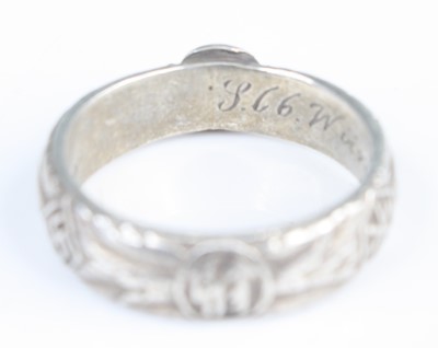 Lot 3040 - A German SS Ehrenring (Honour ring), made of...