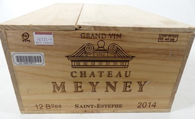 Lot 1039 - Chateau Meyney, 2014, Saint-Estephe, 12...