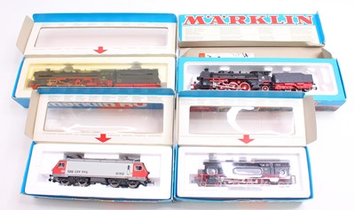 Lot 548 - Four Marklin Hamo HO gauge locos to include a...