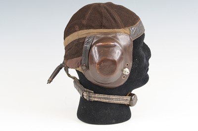 Lot 3100 - A German Third Reich Luftwaffe Netzkopfhaube...