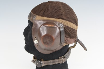 Lot 3100 - A German Third Reich Luftwaffe Netzkopfhaube...