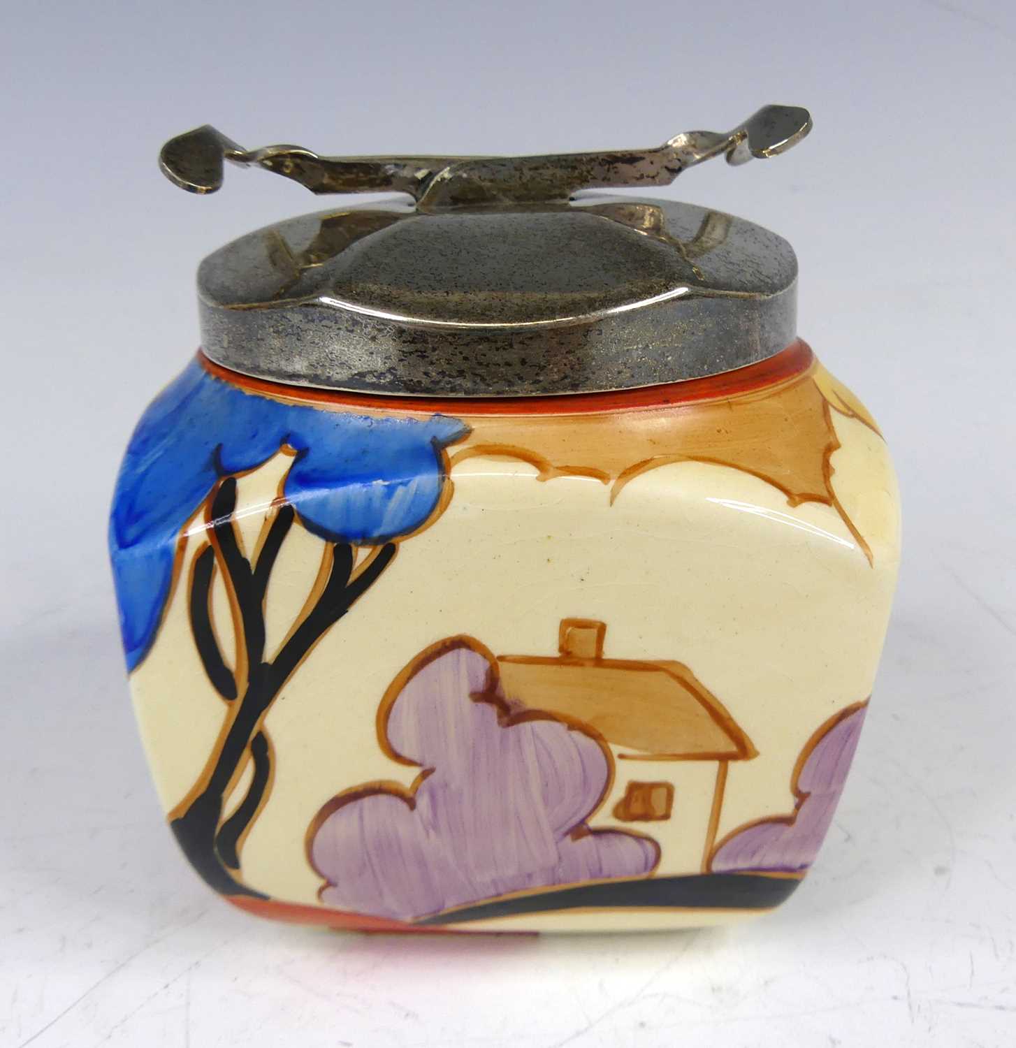 Lot 18 - A 1930s Clarice Cliff Blue Autumn pattern...