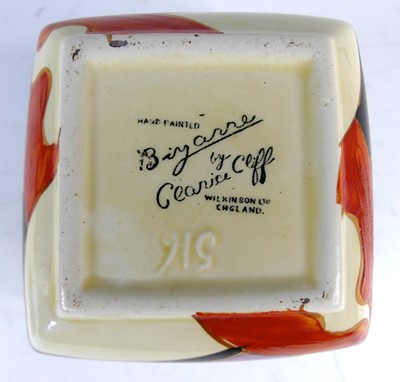 Lot 18 - A 1930s Clarice Cliff Blue Autumn pattern...