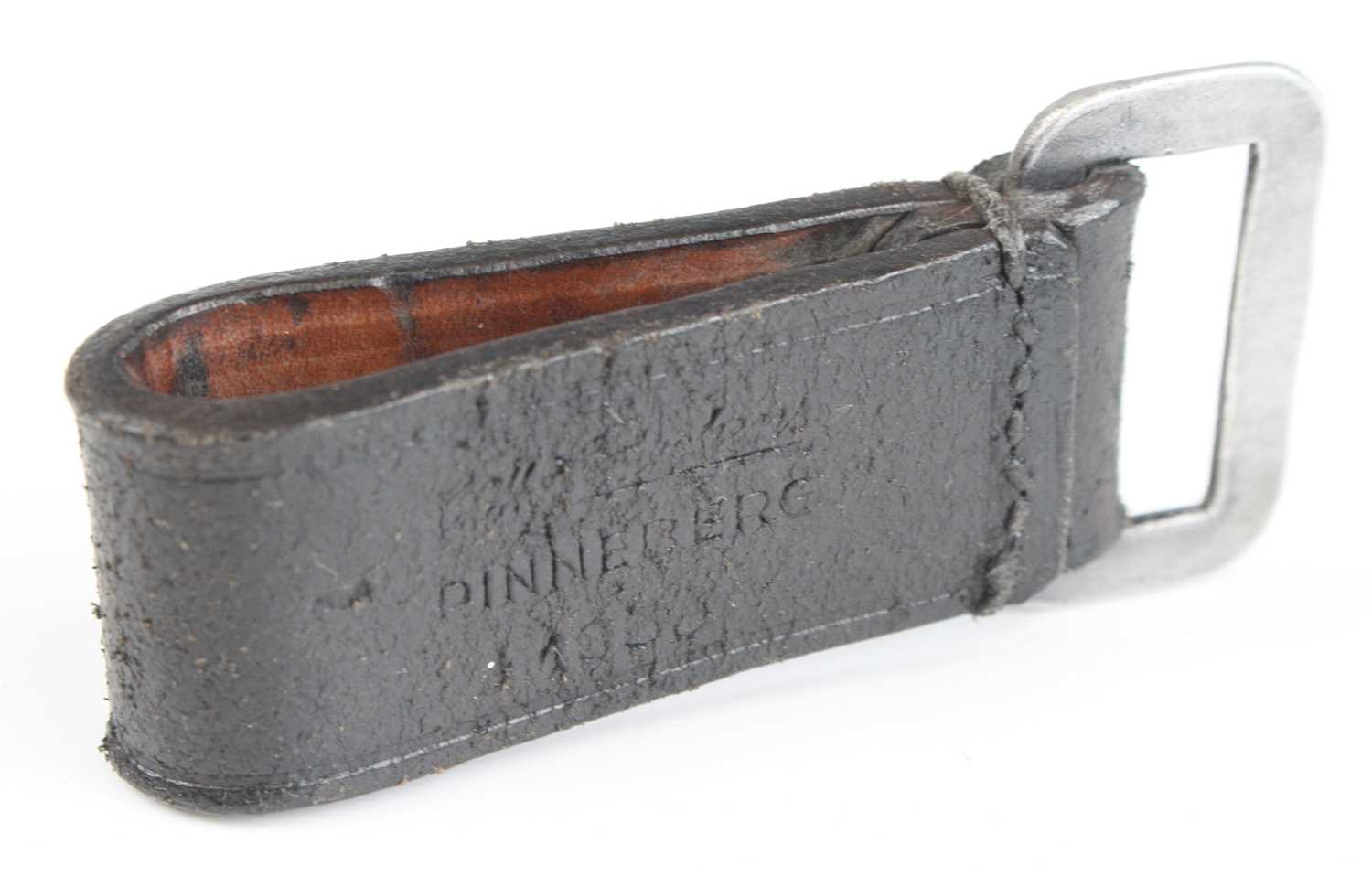 Lot 3143 - A German pioneer equipment belt hanger marked...