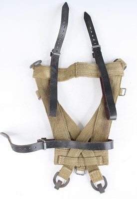 Lot 3143 - A German pioneer equipment belt hanger marked...