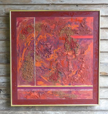 Lot 167 - Peter Jackson (1930-2019) - Red Wall, collage...