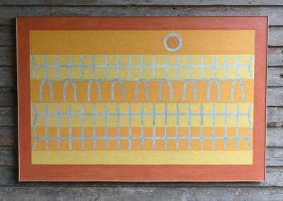 Lot 155 - Peter Jackson (1930-2019) - Sunscape, oil on...