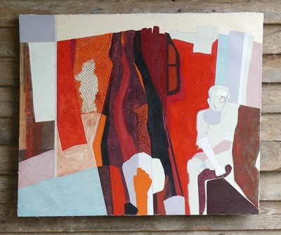 Lot 83 - Peter Jackson (1930-2019) - Seated Study, oil...