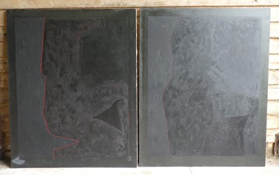 Lot 156 - Peter Jackson (1930-2019) - Pair; Black...
