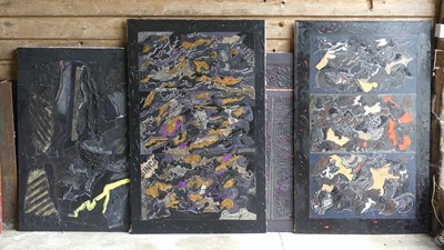 Lot 85 - Peter Jackson (1930-2019) - Four Abstract...