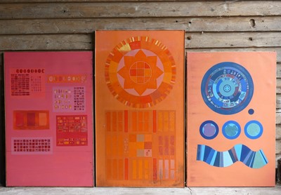 Lot 3 - Peter Jackson (1930-2019) - Orange Circles,...