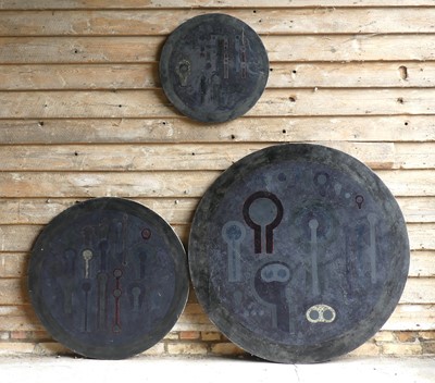 Lot 13 - Peter Jackson (1930-2019) - Trio; Geometric...