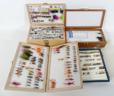 Lot 3555 - An extensive collection of Salmon & trout...