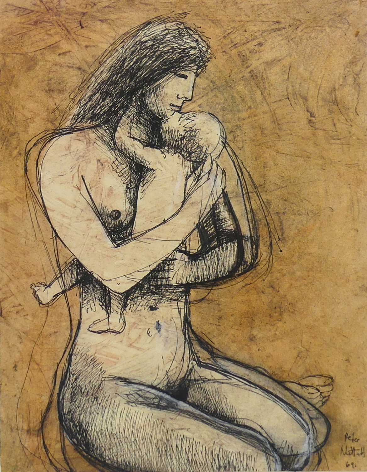 Lot 314 - Peter Nuttall (1943-2011) - Mother and child,...