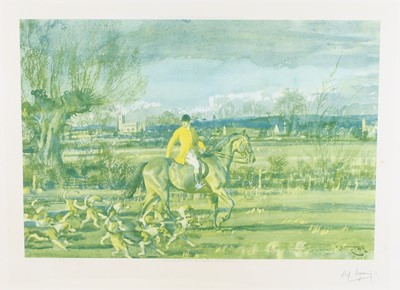 Lot 3580 - Sir Alfred Munnings (1878-1959), Huntsman and...