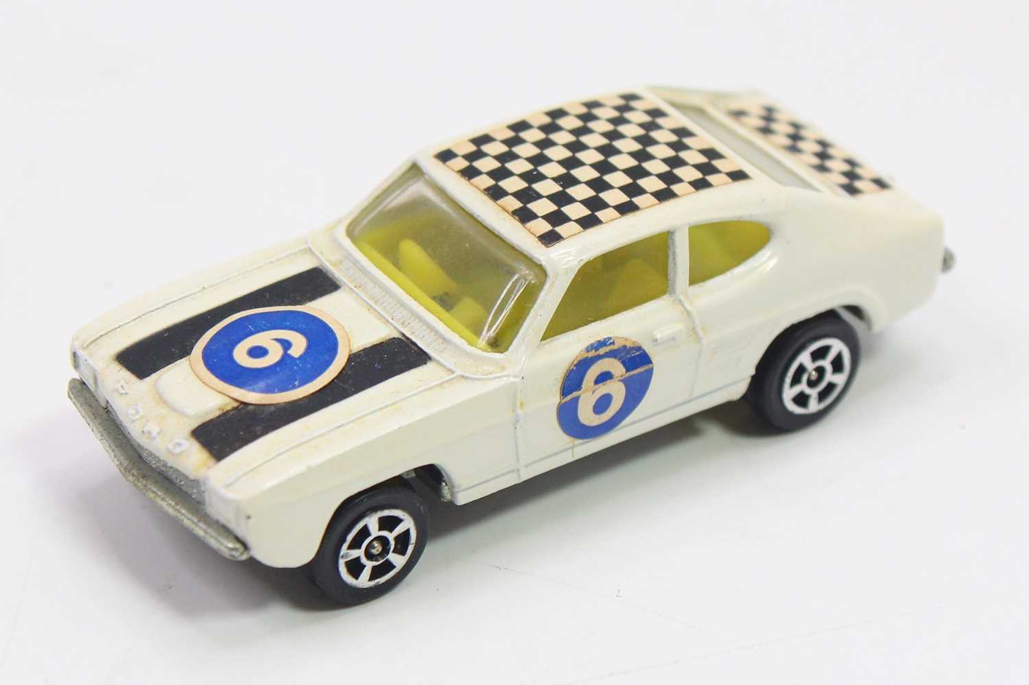 Lot 1452 - Corgi Rockets Ford Capri Racing Car, white...