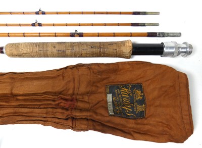 Lot 3552 - A Hardy "De Luxe" Palakona three piece four...