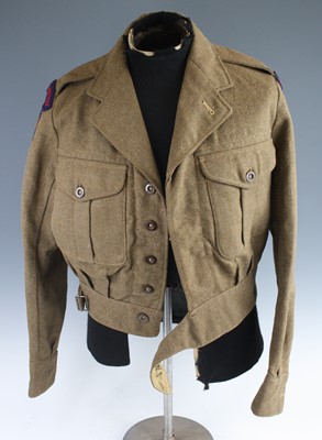 Lot 3313 - A 1949 pattern Battle Dress Blouse, with Royal...