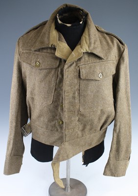 Lot 3357 - A late WW II 1940 Pattern Battle Dress Blouse,...