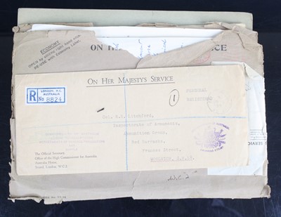 Lot 3358 - A collection of WW II and later ephemera...