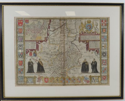 Lot 2201 - John Speed - Cambridgshire, circa 1676,...