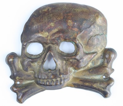 Lot 3341 - An Imperial German type pressed brass busby...