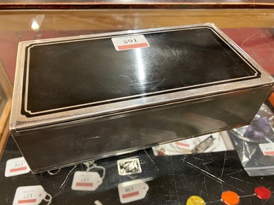 Lot 165 - An Art Deco chrome and enamelled inset games...
