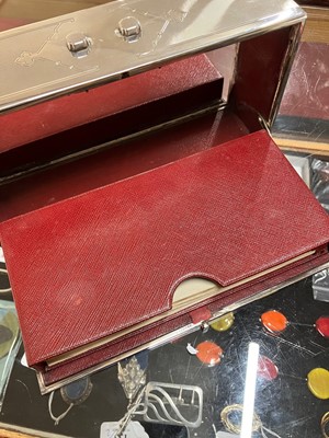 Lot 165 - An Art Deco chrome and enamelled inset games...