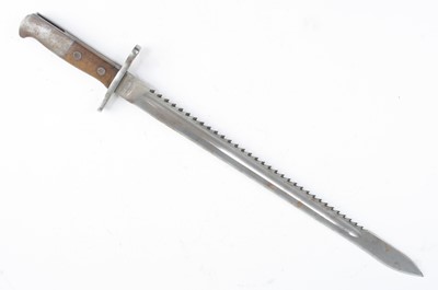 Lot 3387 - A Swiss M1914 Pioneer bayonet, having a 48cm...