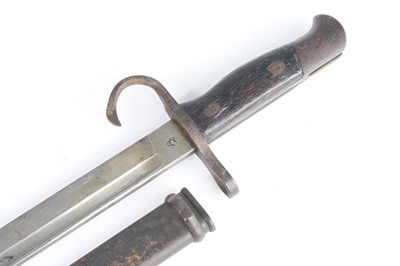 Lot 3328 - A Japanese 1897 pattern Ariska bayonet, the 39....