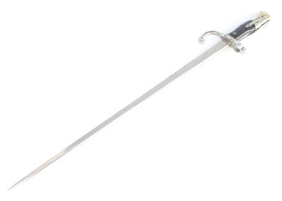 Lot 3314 - A film prop bayonet based on the French model...