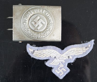 Lot 3326 - A German Police 1936 pattern belt buckle,...