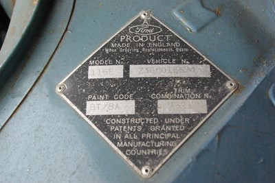 Lot 2910 - A 1963 Ford Consul Classic 116E. Reg No....