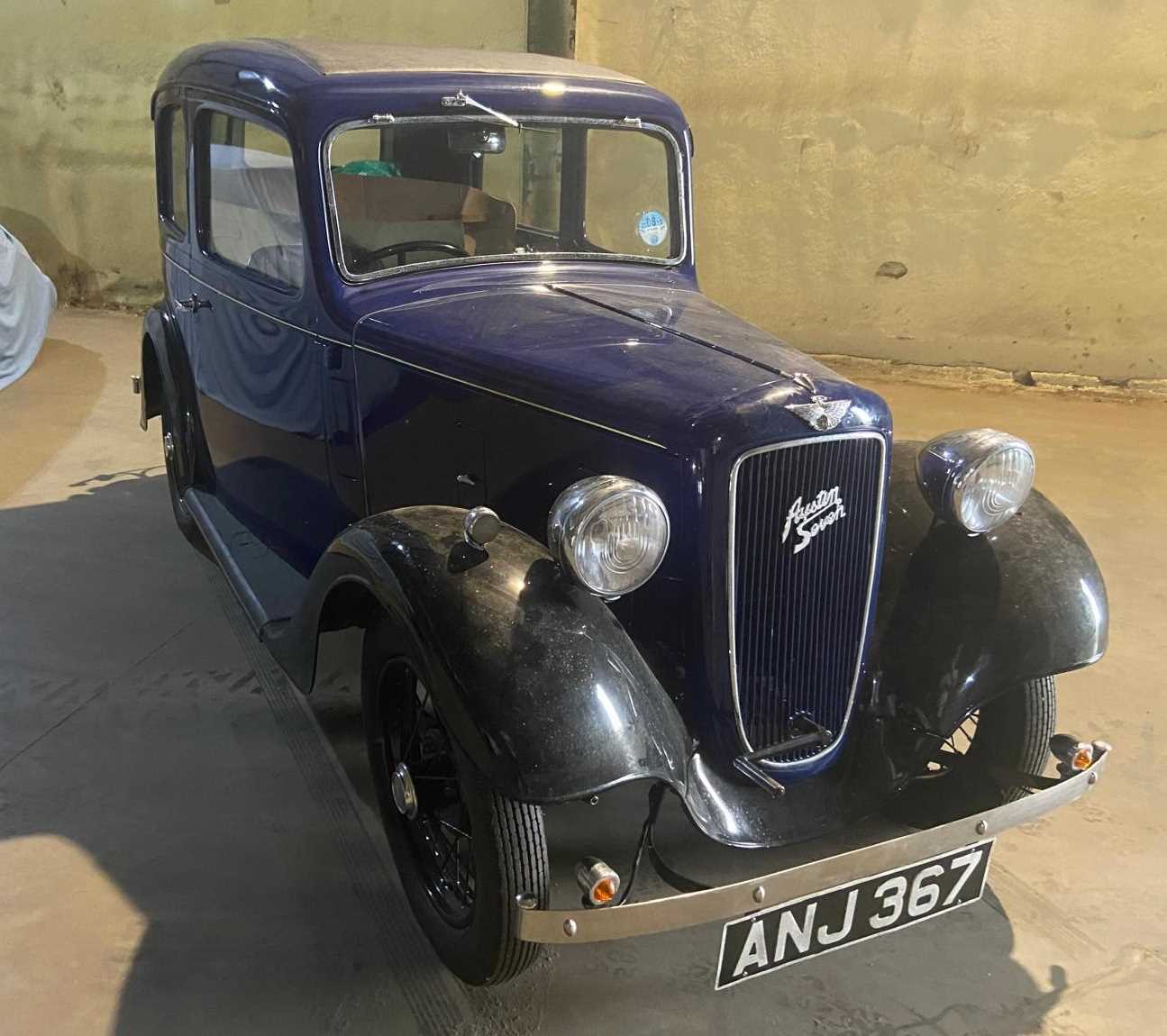 Lot 2903 - A 1937 Austin Seven Ruby Saloon. Reg No....