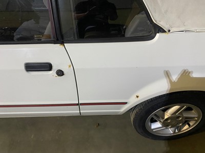 Lot 2918 - A 1989 Ford Escort XR3i Cabriolet. Reg No....