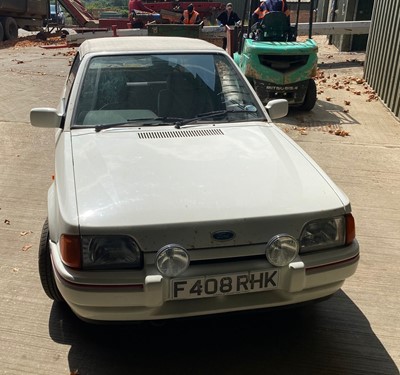 Lot 2918 - A 1989 Ford Escort XR3i Cabriolet. Reg No....