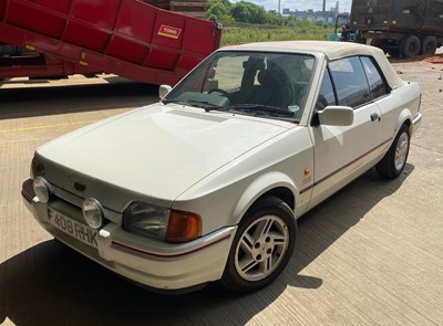 Lot 2918 - A 1989 Ford Escort XR3i Cabriolet. Reg No....
