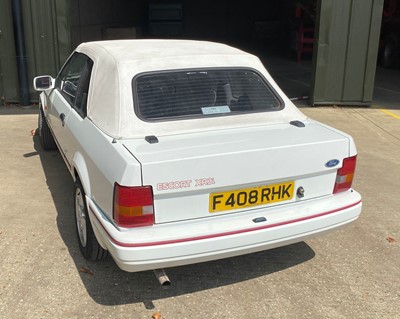 Lot 2918 - A 1989 Ford Escort XR3i Cabriolet. Reg No....